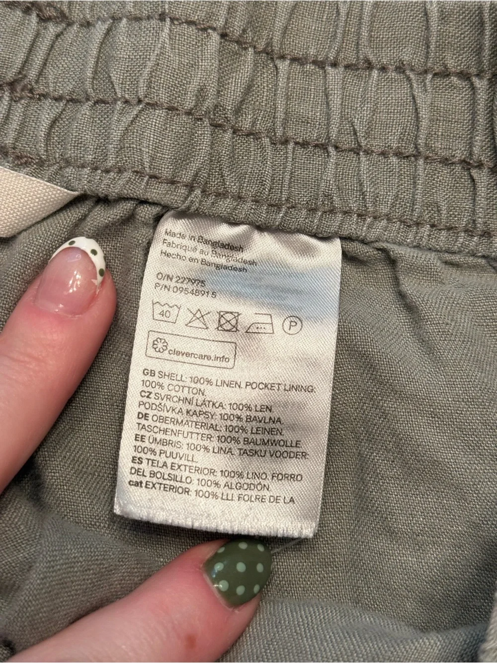 H&M lightweight linen